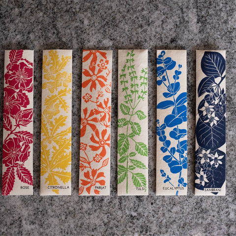 Citronella Fairtrade Incense - Fresh, Lemony and Grassy - Sprouts of Bristol