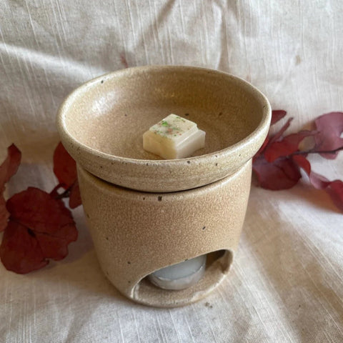Cream Ceramic Wax Melt Burner - Sprouts of Bristol