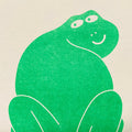 Frog Riso Greetings Card - Sprouts of Bristol