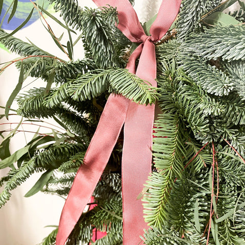 Handmade Fresh Foliage Christmas Wreath - No.11 - Sprouts of Bristol
