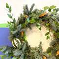 Handmade Fresh Foliage Christmas Wreath - No.2 - Sprouts of Bristol
