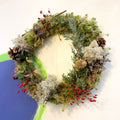 Handmade Fresh Foliage Christmas Wreath - No.7 - Sprouts of Bristol