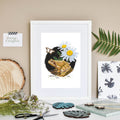 Illustrated Common Frog Print - Sprouts of Bristol