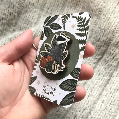 Little Badger Pin - Sprouts of Bristol