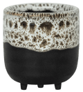 Marble Reactive Glaze Planter with Feet - Sprouts of Bristol