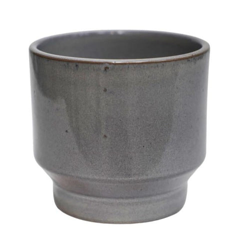 Mia Pebble Grey Reactive Glaze Planter - Sprouts of Bristol