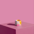 Mustard & Pink Mini Indoor Jesmonite Plant Pot or Desk Tidy - Sprouts of Bristol