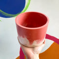 Pink and Putty Jesmonite Pot - Sprouts of Bristol