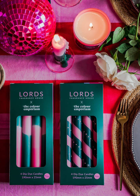 Positano 4 pack collab hand dipped candles - Sprouts of Bristol