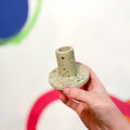 Putty Terrazzo Jesmonite Candle Stick Holder - Sprouts of Bristol