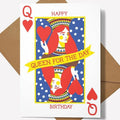 Queen for the Day Greetings Card - Sprouts of Bristol