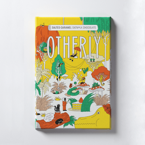Salted Caramel // 130G // Vegan // OATM*LK CHOCOLATE BAR - Sprouts of Bristol