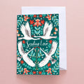Sending Love Sympathy Greetings Card - Sprouts of Bristol