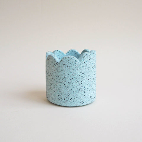 Small Scalloped Pot - Sprouts of Bristol