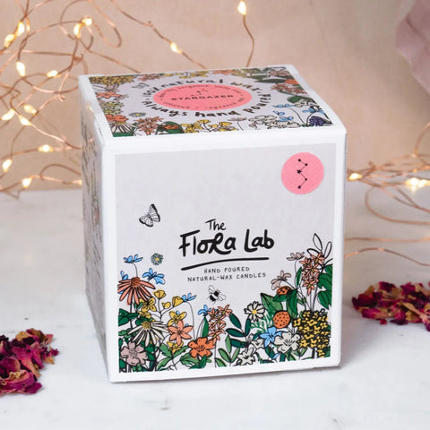 Stargazer Natural-Wax Candle | Sheer Lily. Bergamot. White Rose. - Sprouts of Bristol