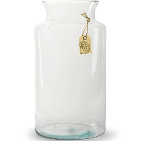 Tall Mathew Recycled Glass Vessel / Vase [Terrarium Supplies] - Sprouts of Bristol