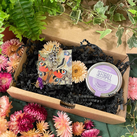 The Nature Lover Mini Gift Set - Keyring and Wildflower Seeds - Choose your own! - Sprouts of Bristol