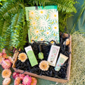The Note Book, Wonky Fruit Hand Cream & Aromatherapy Pulse Point Roll On Gift Set - Sprouts of Bristol