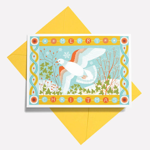 Turtle Dove Greetings Card - Sprouts of Bristol