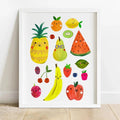 Veggie Faces Print - Sprouts of Bristol
