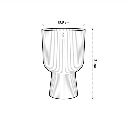 Vibes Fold Coupe Pot - Sprouts of Bristol