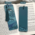 Whales Illustrated Bookmark with Tassel - Sprouts of Bristol